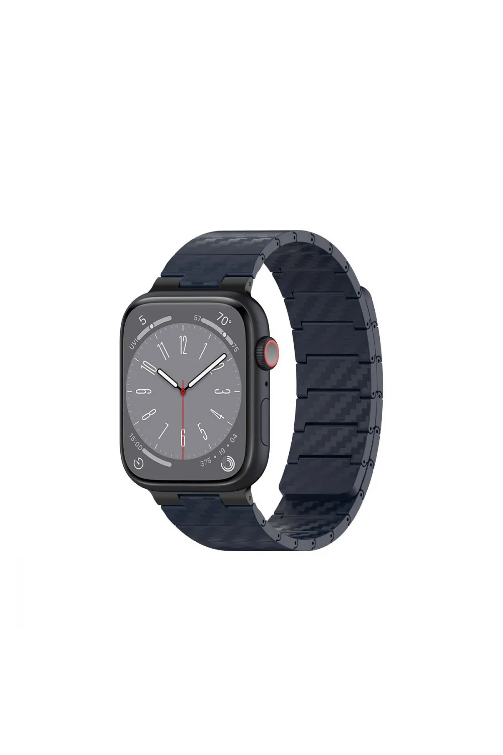 Apple Watch 45mm Carbon Steel Kordon (saat Değildir) - Lacivert