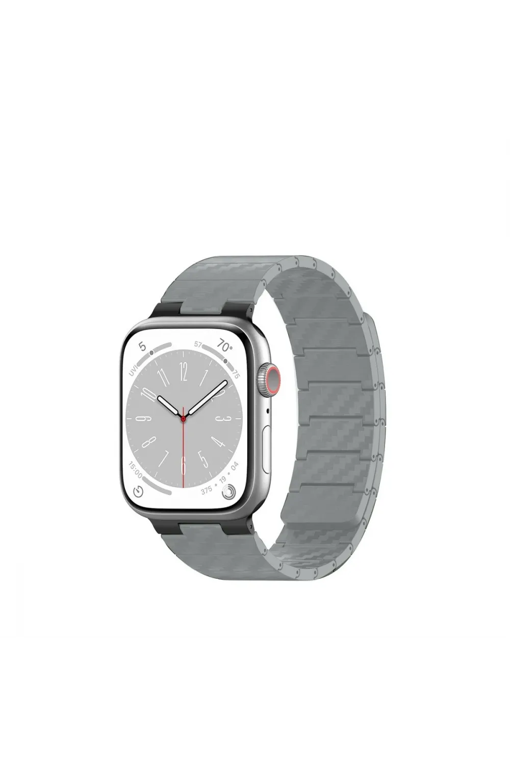 Apple Watch 45mm Carbon Steel Kordon (saat Değildir) - Yıldız Işığı