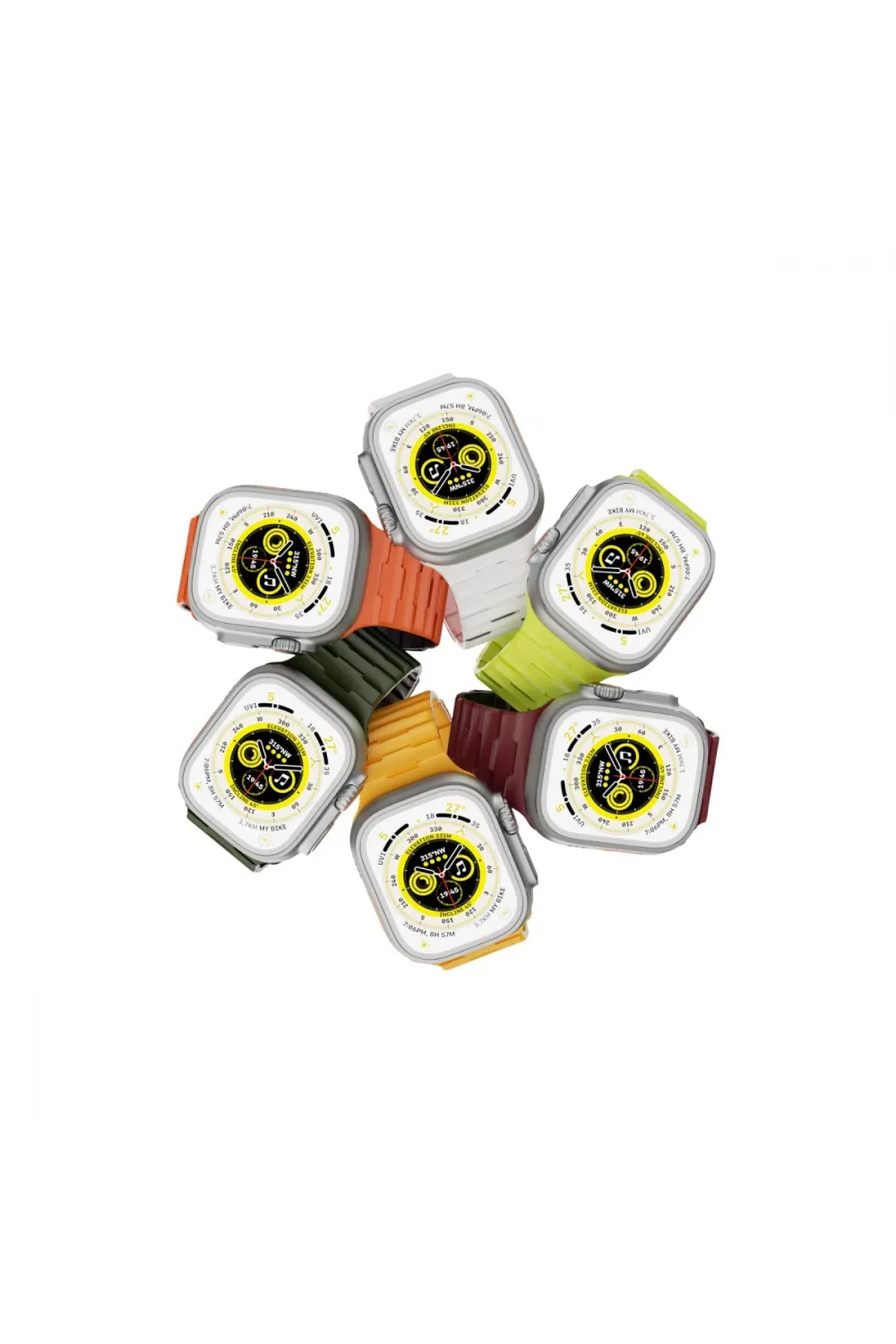Apple Watch Ultra 49mm Wowen Kordon (saat Değildir) - Turuncu