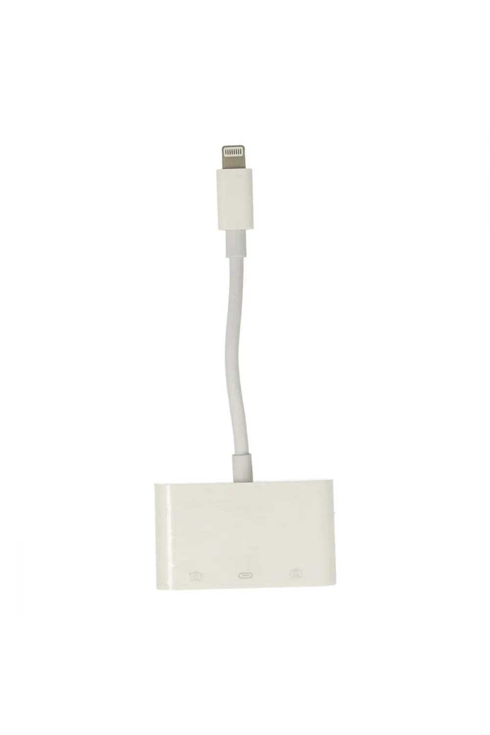 Apr23 Iphone Otg 3in1 - Beyaz