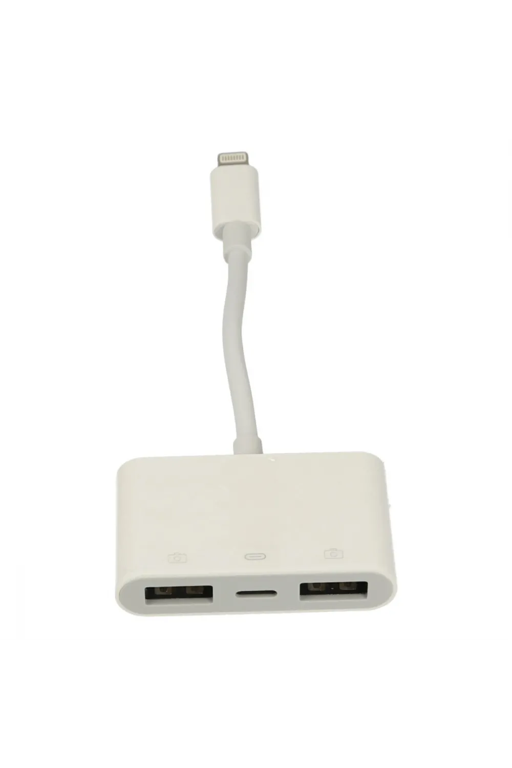 Apr23 Iphone Otg 3in1 - Beyaz