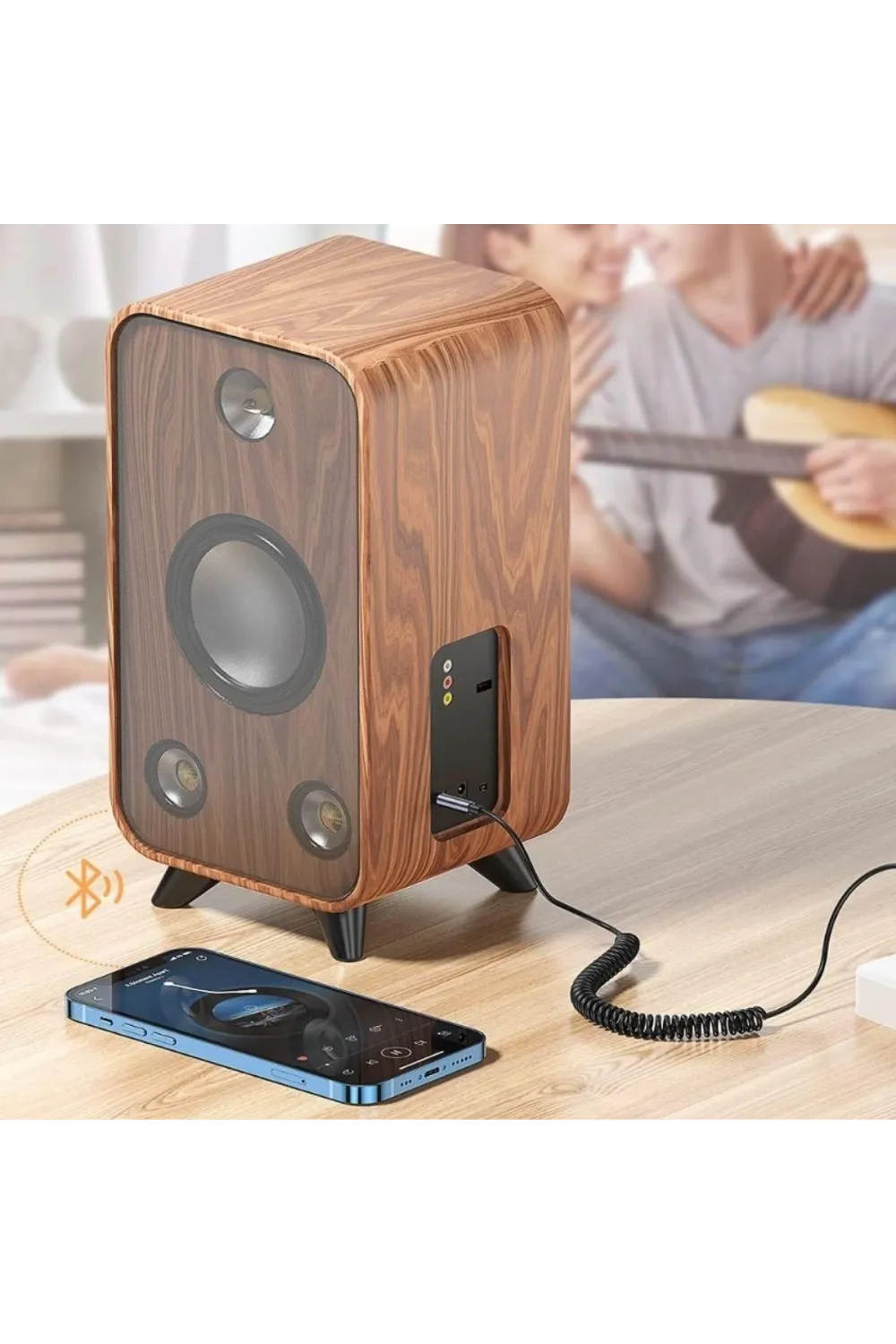 Araba İçin Bluetooth Aux Alıcısı Wireless Araç Kiti