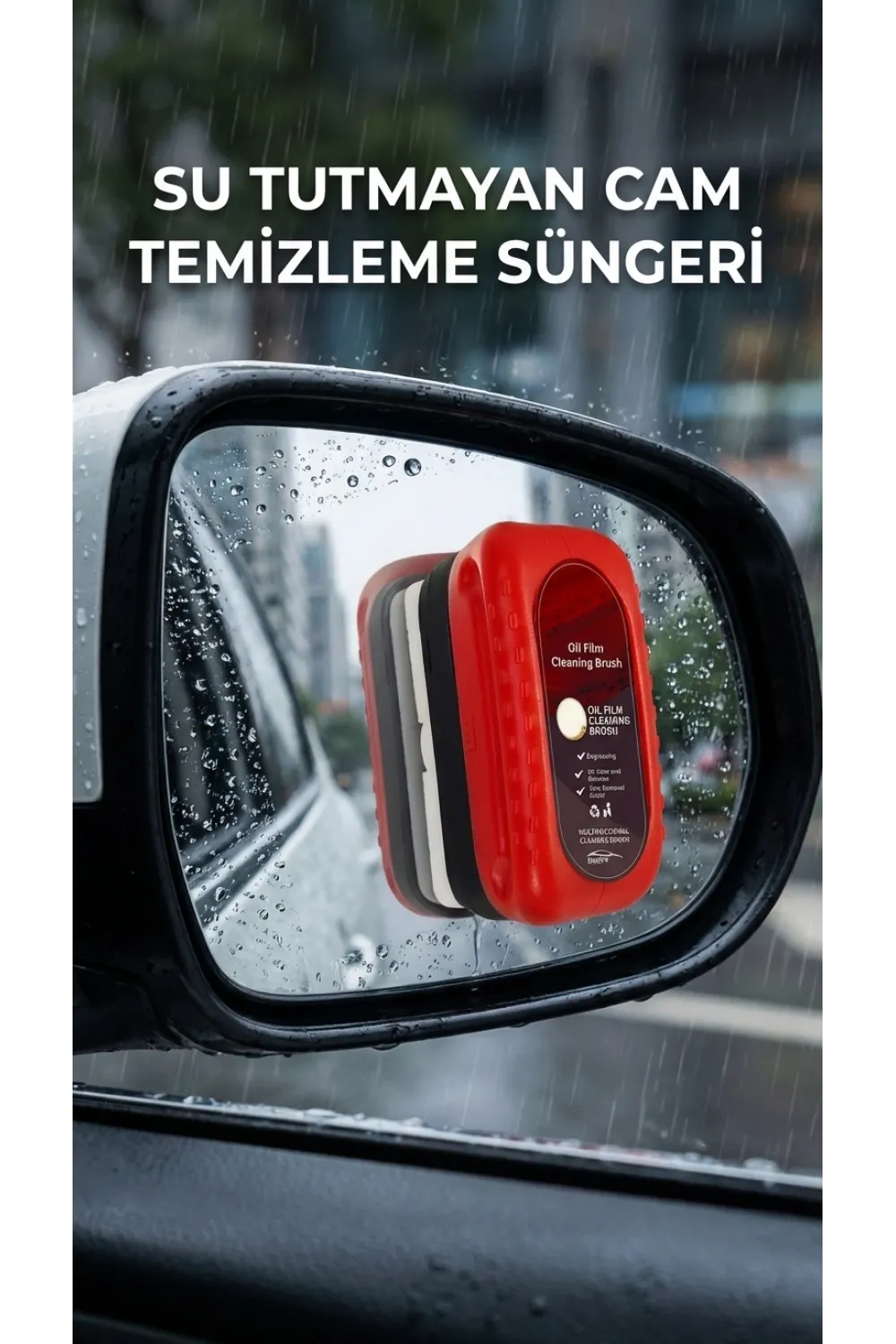 Araç Camı İçin Su Geçirmez Temizleme Süngeri - Pratik Kullanım