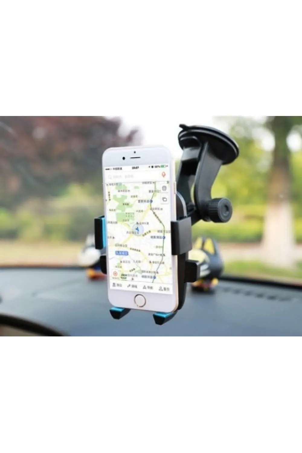Araç İçi Cam ve Torpido Vantuzlu Telefon Tutucu