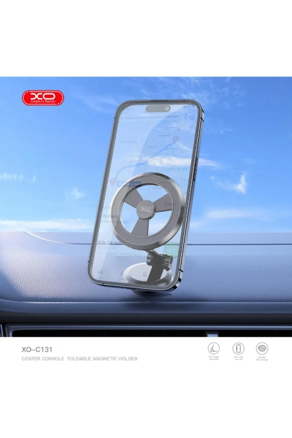 Araç İçi Magsafe Manyetik Telefon Tutucu