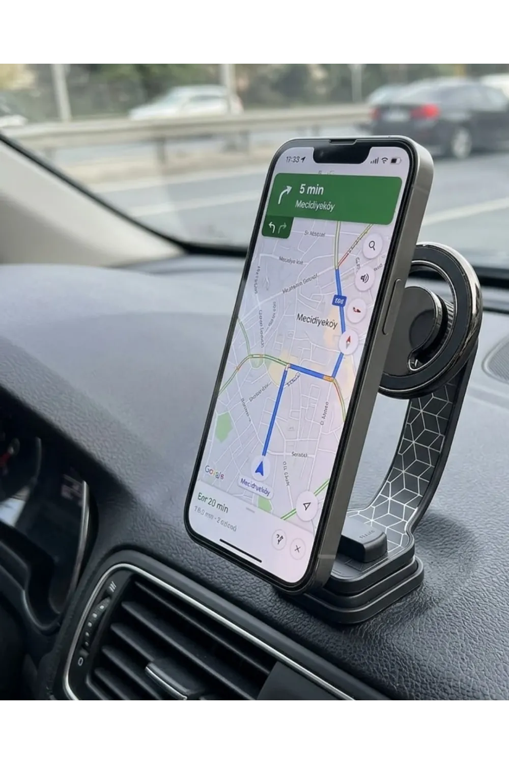 Araç İçi Manyetik Telefon Tutucu Katlanabilir Navigasyon Standı
