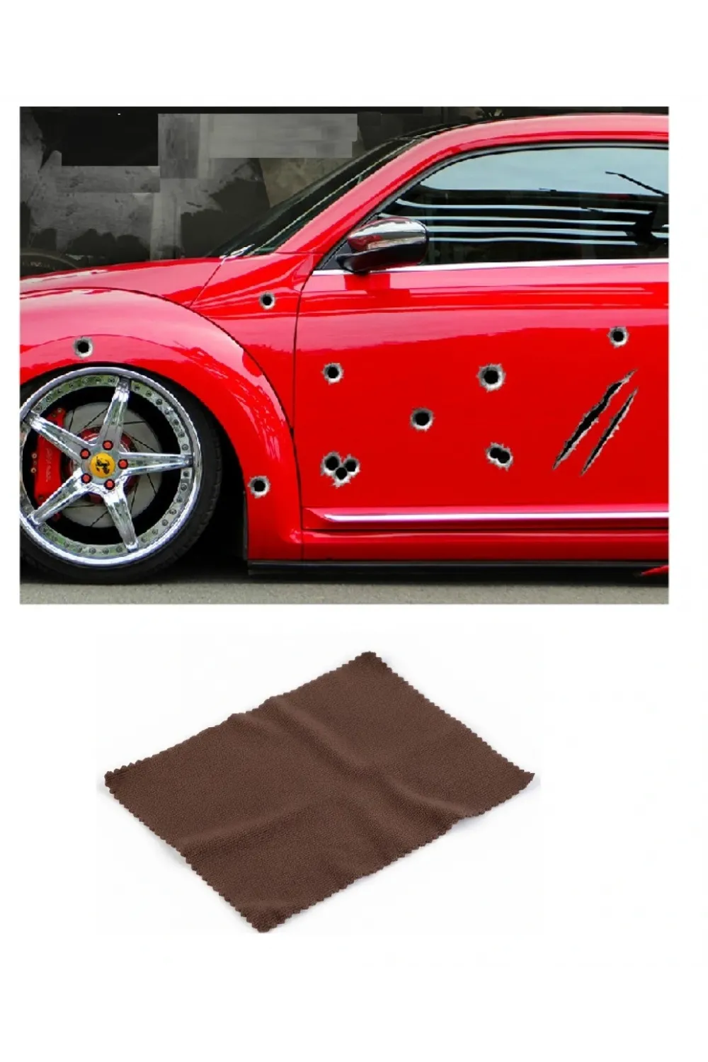 Araç Sticker Seti Yara Bere Oto Sticker Yara Şeklinde 3d