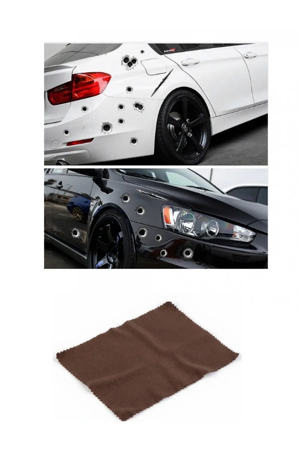 Araç Sticker Seti Yara Bere Oto Sticker Yara Şeklinde 3d