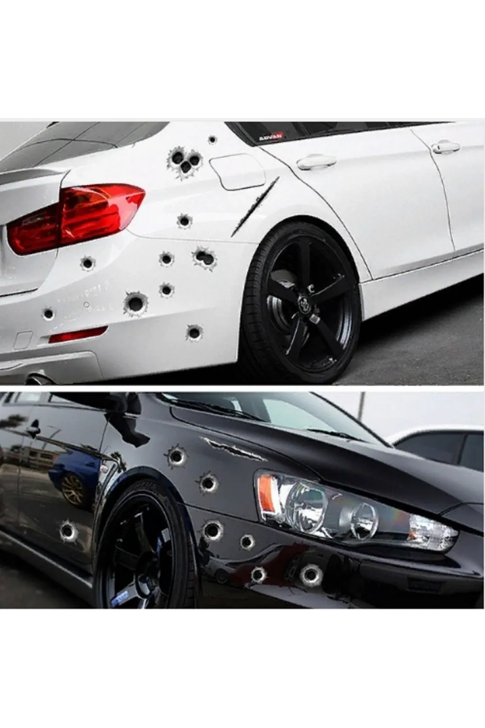 Araç Sticker Yara Bere Oto Sticker Yara Şeklinde 3d
