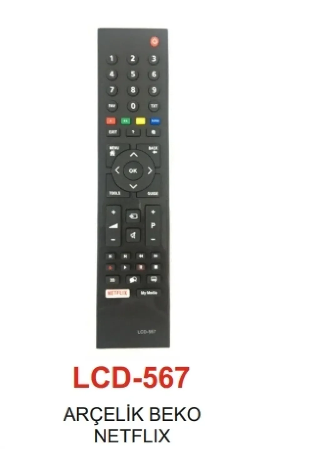 Arçelik - Beko 3d Smart  Netflix Tv Kumandası - Lcd 567