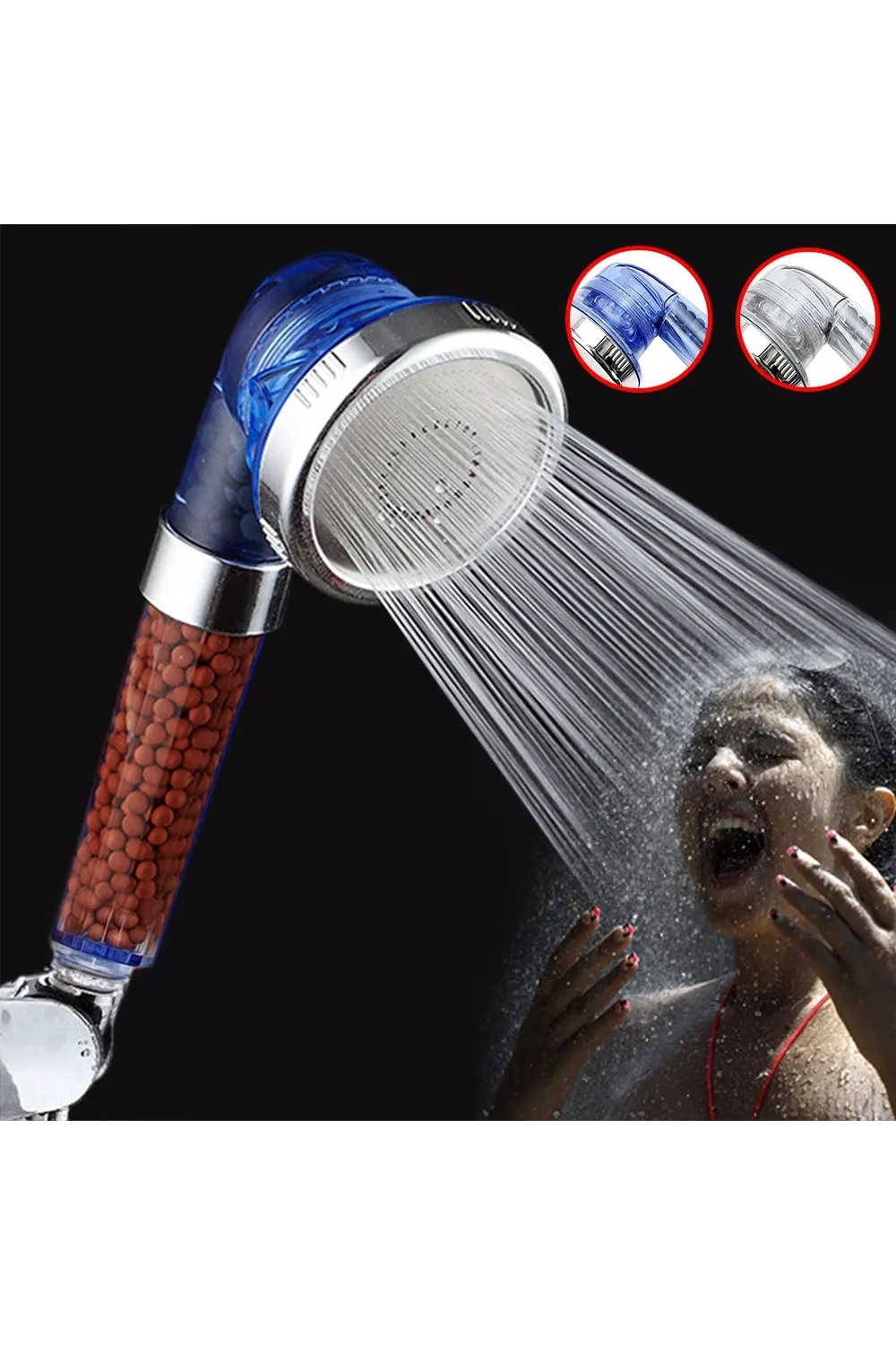 Arıtmalı Su Tasarruflu Akıllı Duş Başlığı