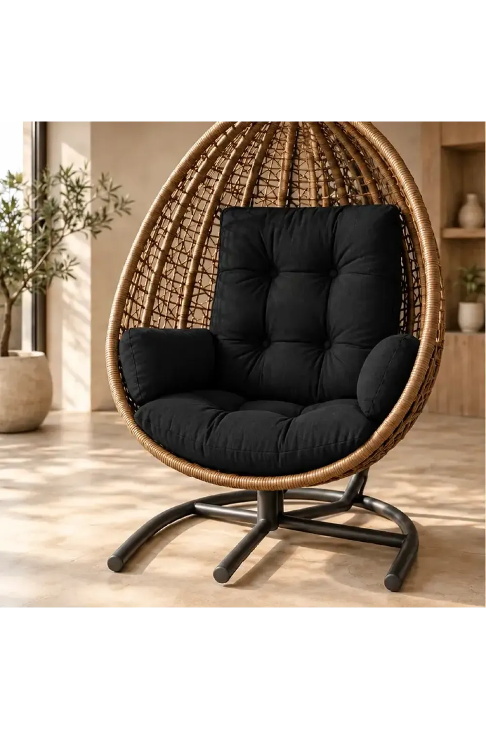 Armut Salıncak Minder Seti · Siyah