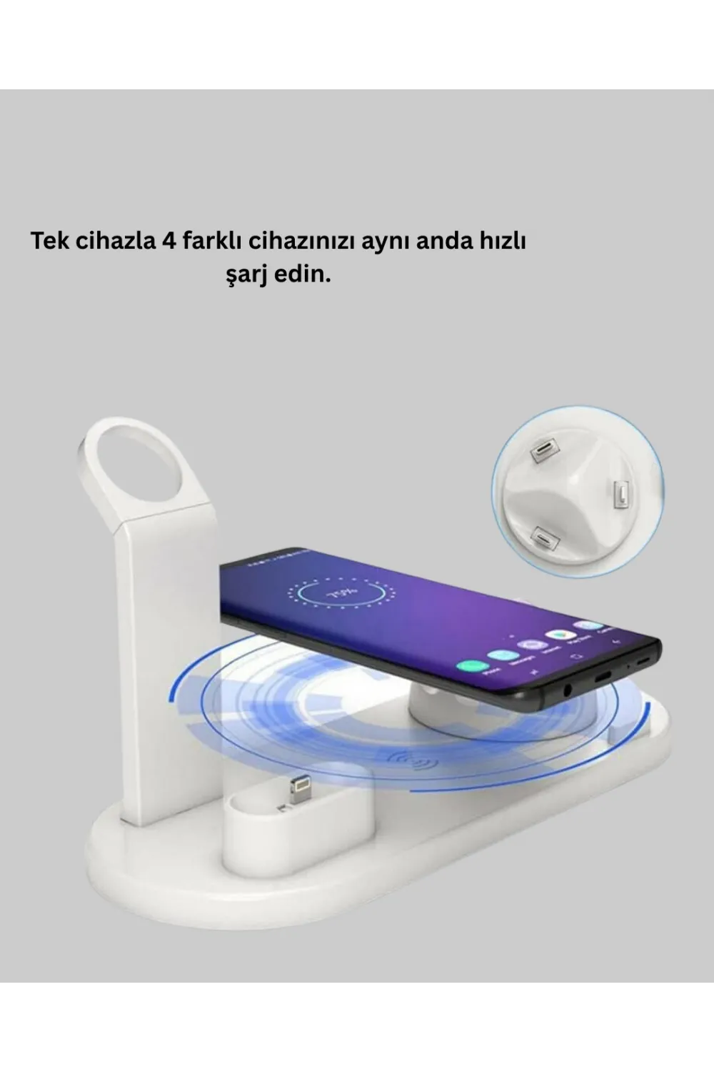 Aşırı Şarj Koruması Sunan Kablosuz Şarj Cihazı