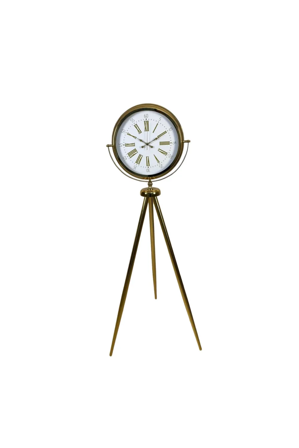 Aura Gold Tripod Ayaklı Dekoratif Saat
