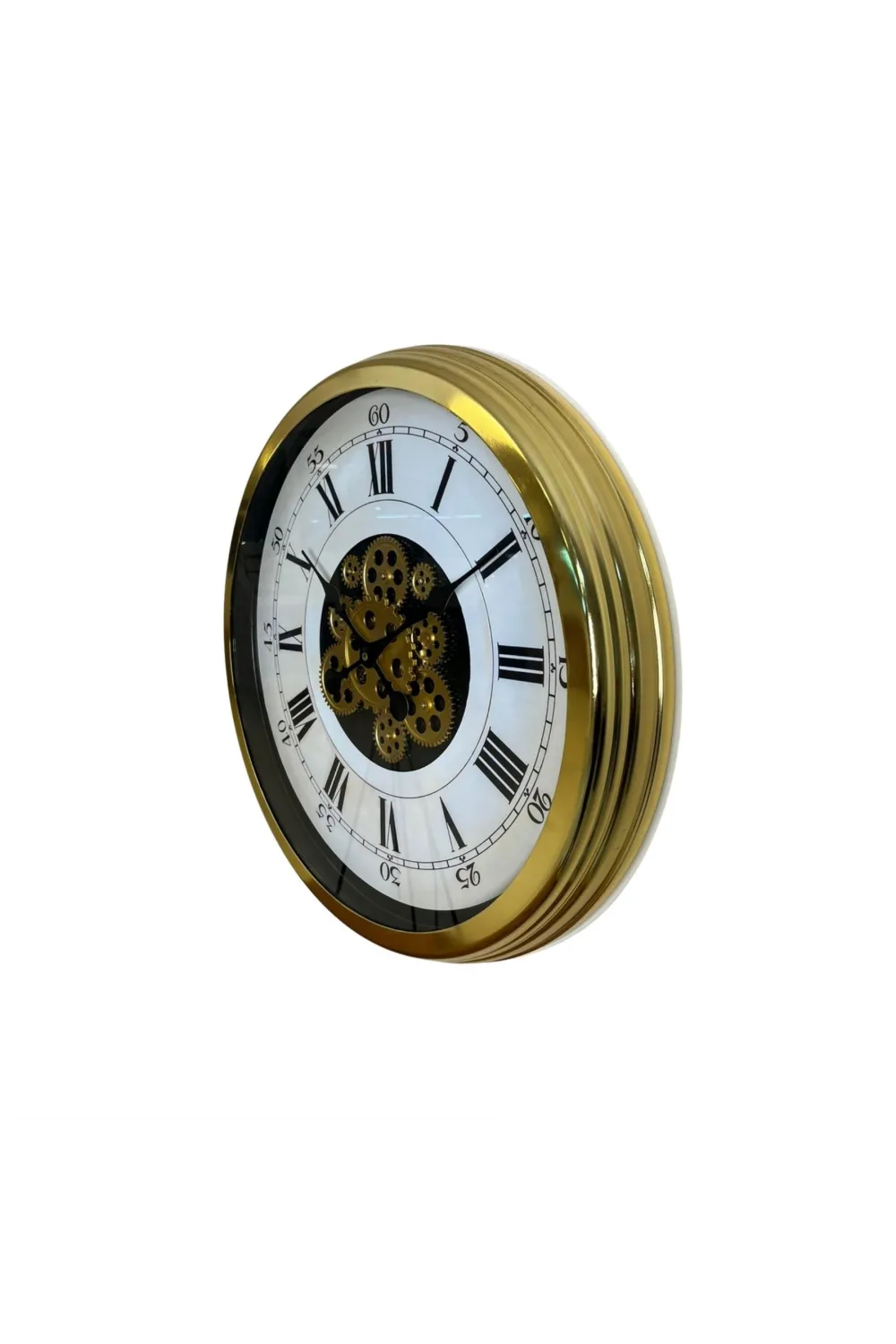 Aurelius Gold 60 Cm Çarklı Duvar Saati