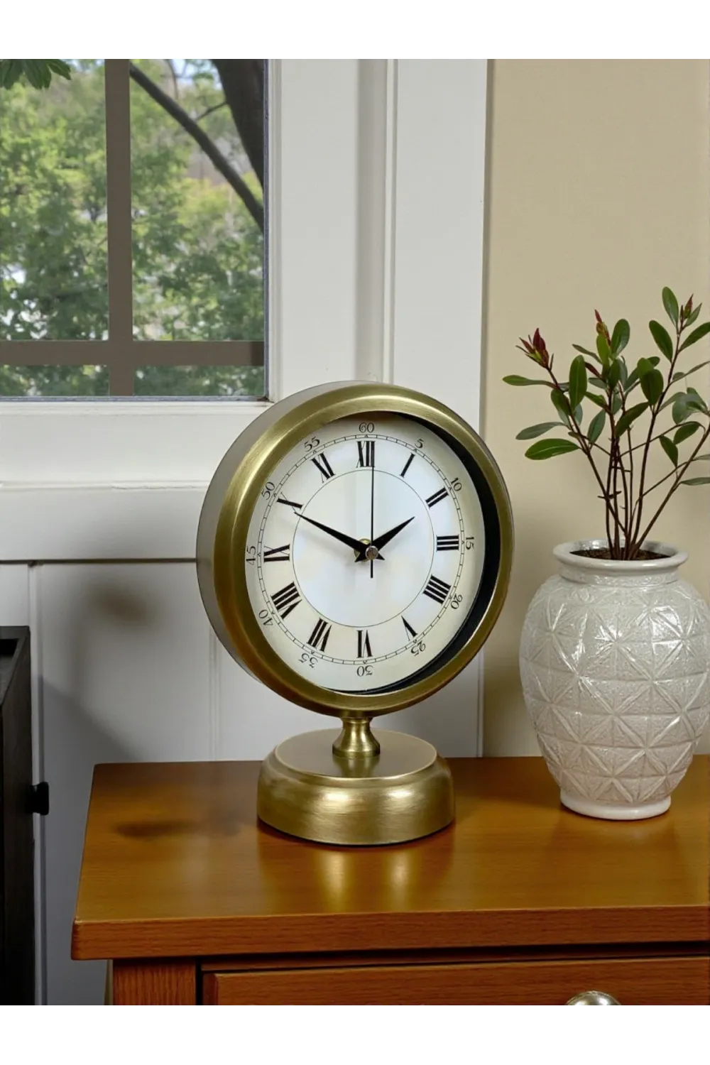 Aurum Retro 25x20 Eskitme Metal Masa Saati