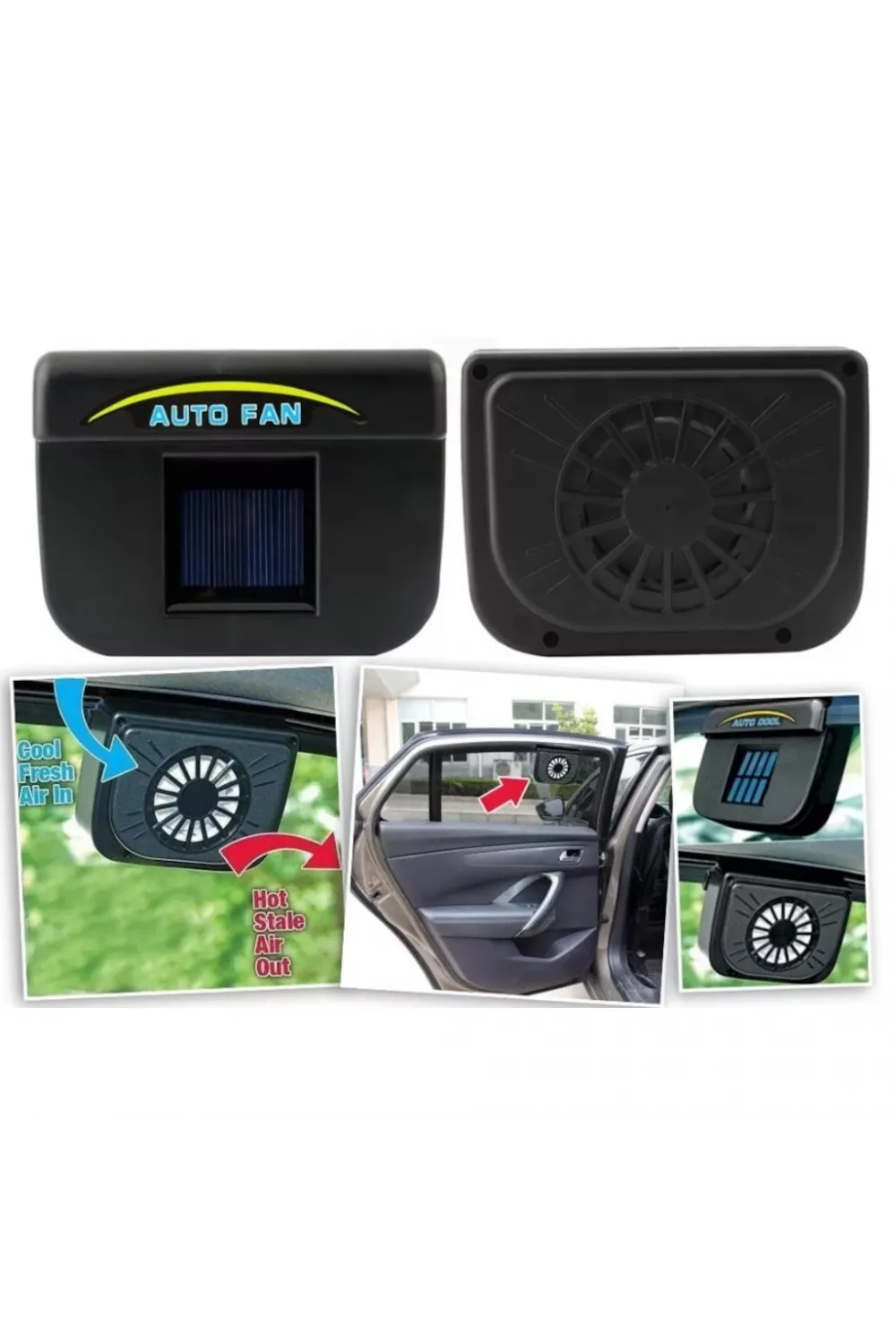 Auto Cool Güneş Enerjisiyle Çalışan Araç İçi Soğutucu