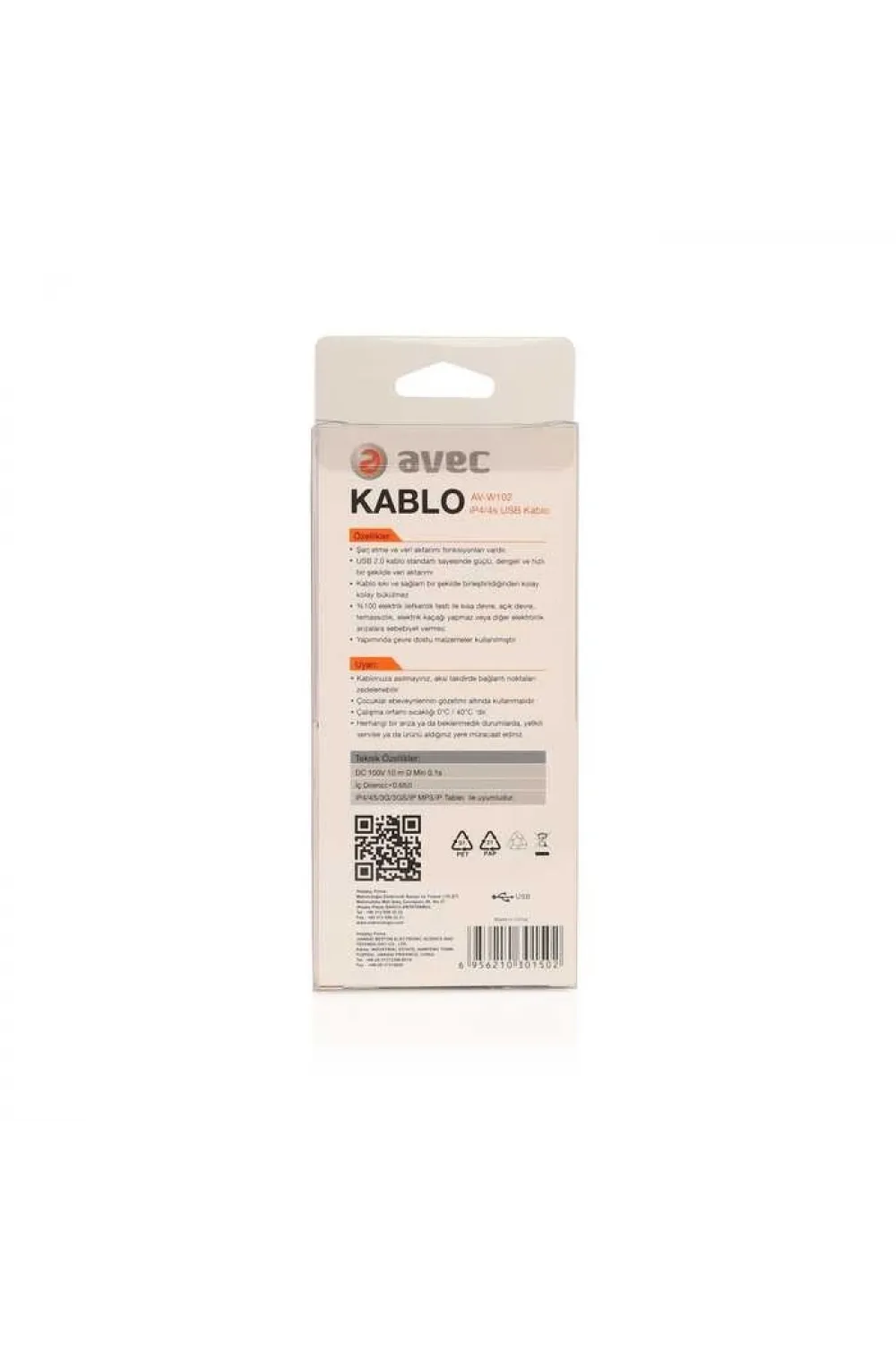 Avec Av W102 Usb-ıp4/4s 1m Kablo