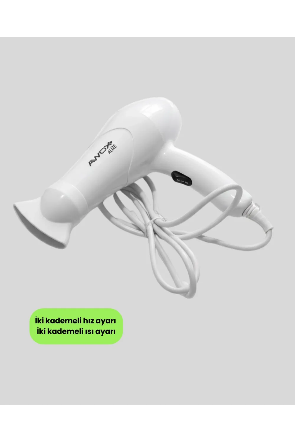 Awox Mini Fön Beyaz