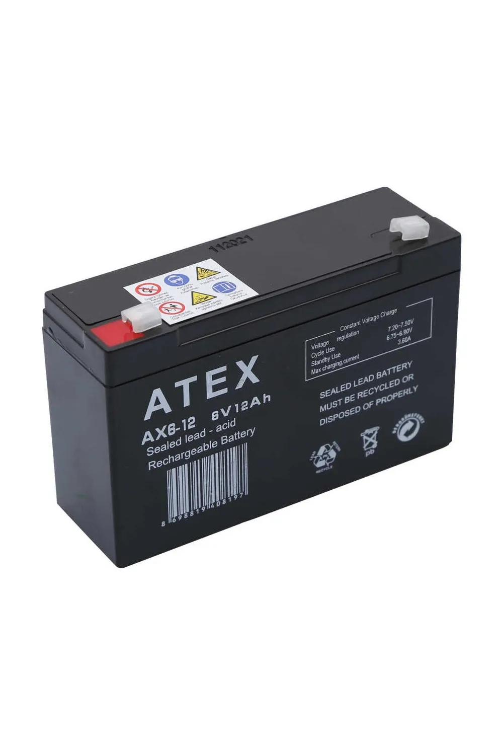 AX6-12 6V 12Ah Akü