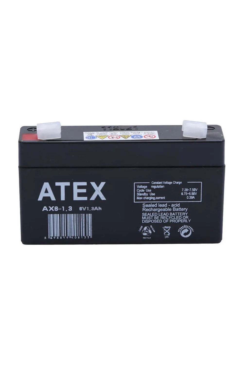 AX6-1.3 6V 1.3Ah Akü