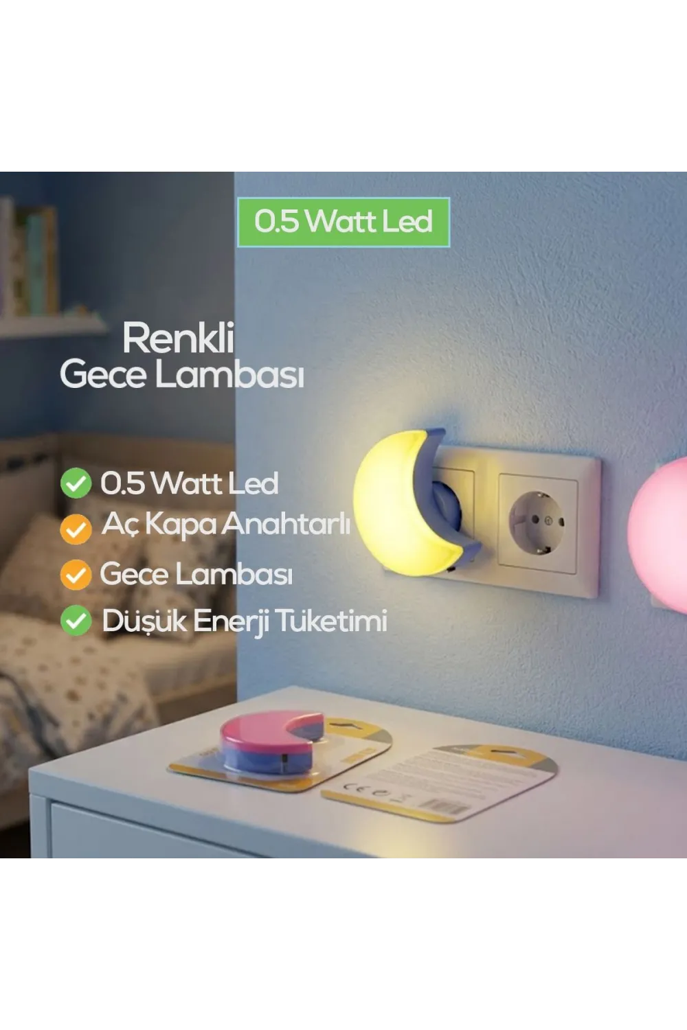 Ay Gece Lambası LED