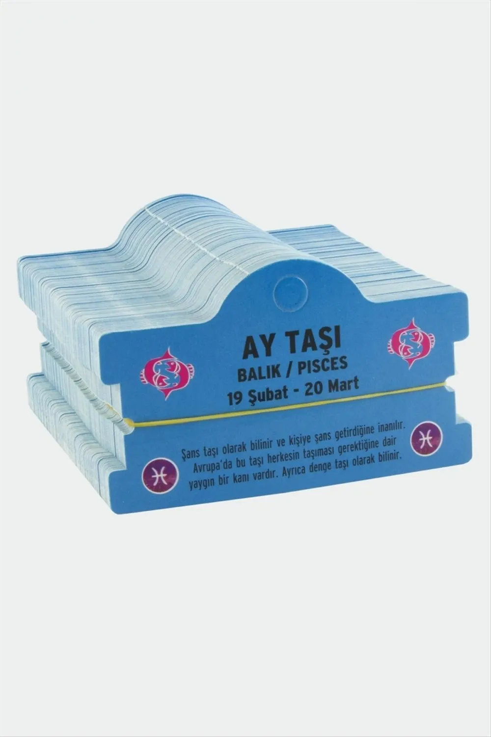 Ay Taşı & Balık Burç Bileklik Kartı