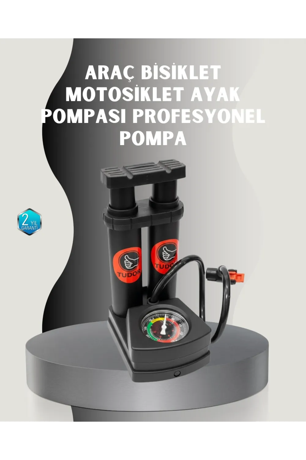 Ayak Basmalı Hava Pompası Şişme Ürünler Ve Lastikler İçin