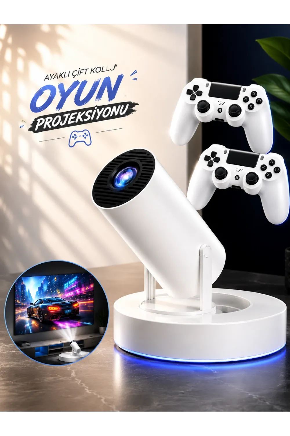 Ayaklı Çift Kollu Oyun Projeksiyonu