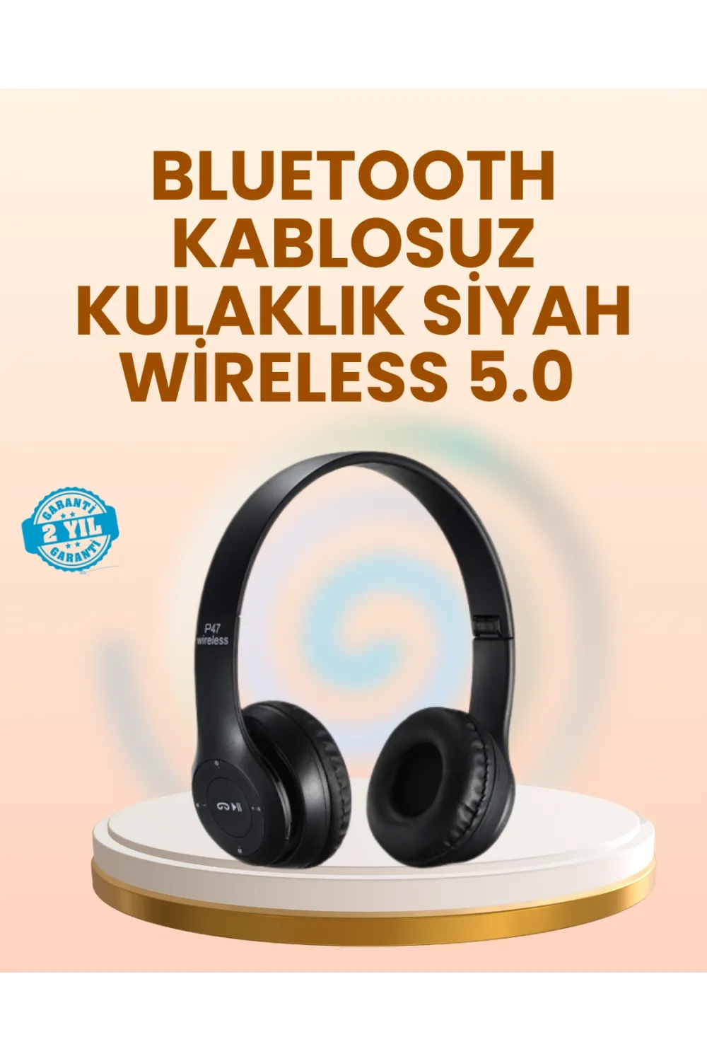 Ayarlanabilir Baş Bandı Ve Yumuşak Kulak Yastıklı Bluetooth Kulaklık