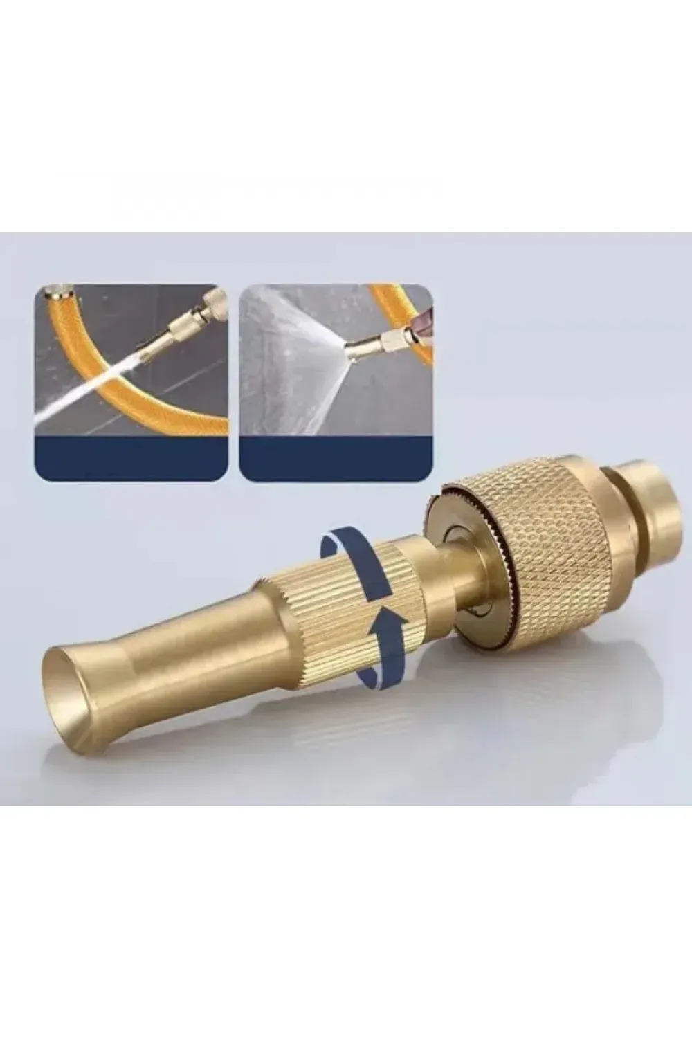 AYARLANABILIR BASINÇLI HORTUM BAŞLIĞI GOLD