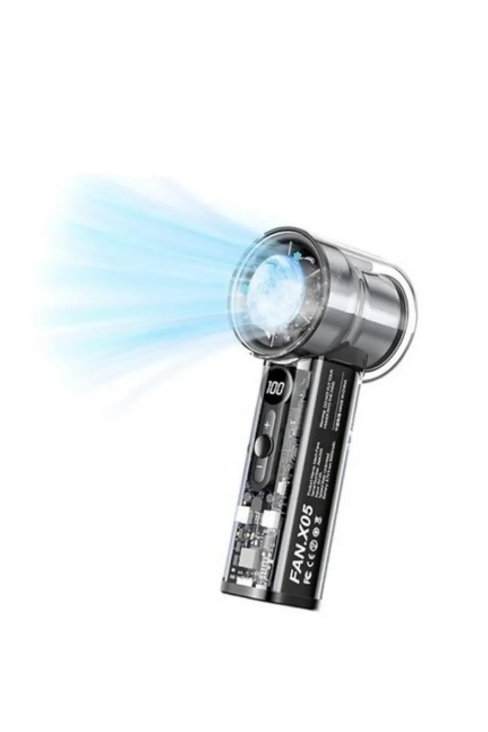 Ayarlanabilir Hız Kademeli Turbo Hava Üflemeli Mini Fan