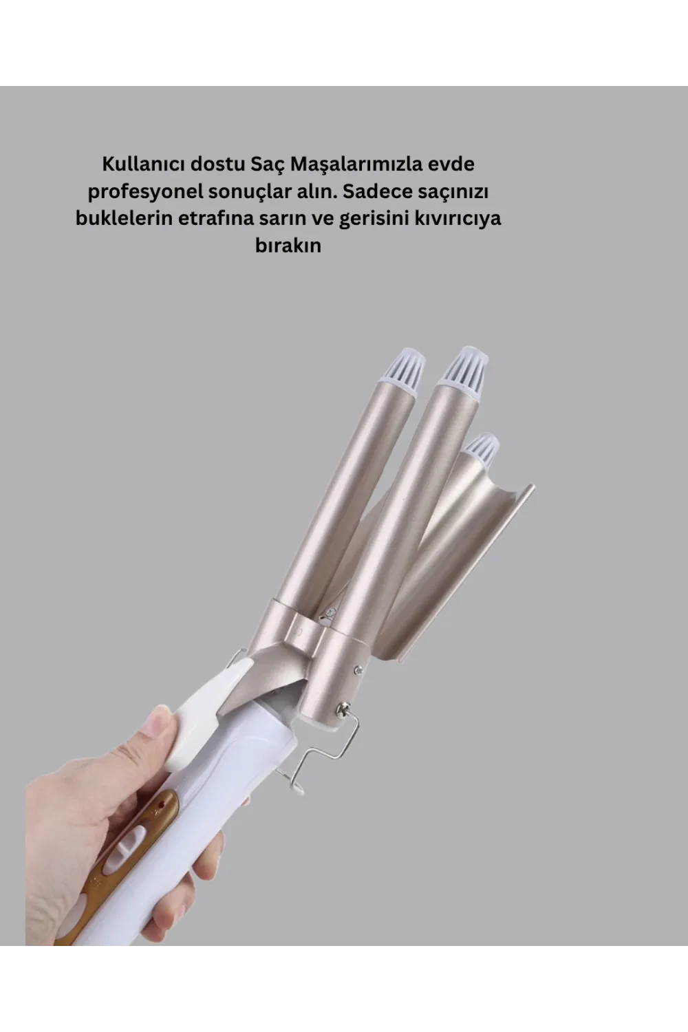 Ayarlanabilir Isılı Bukle Saç Maşası