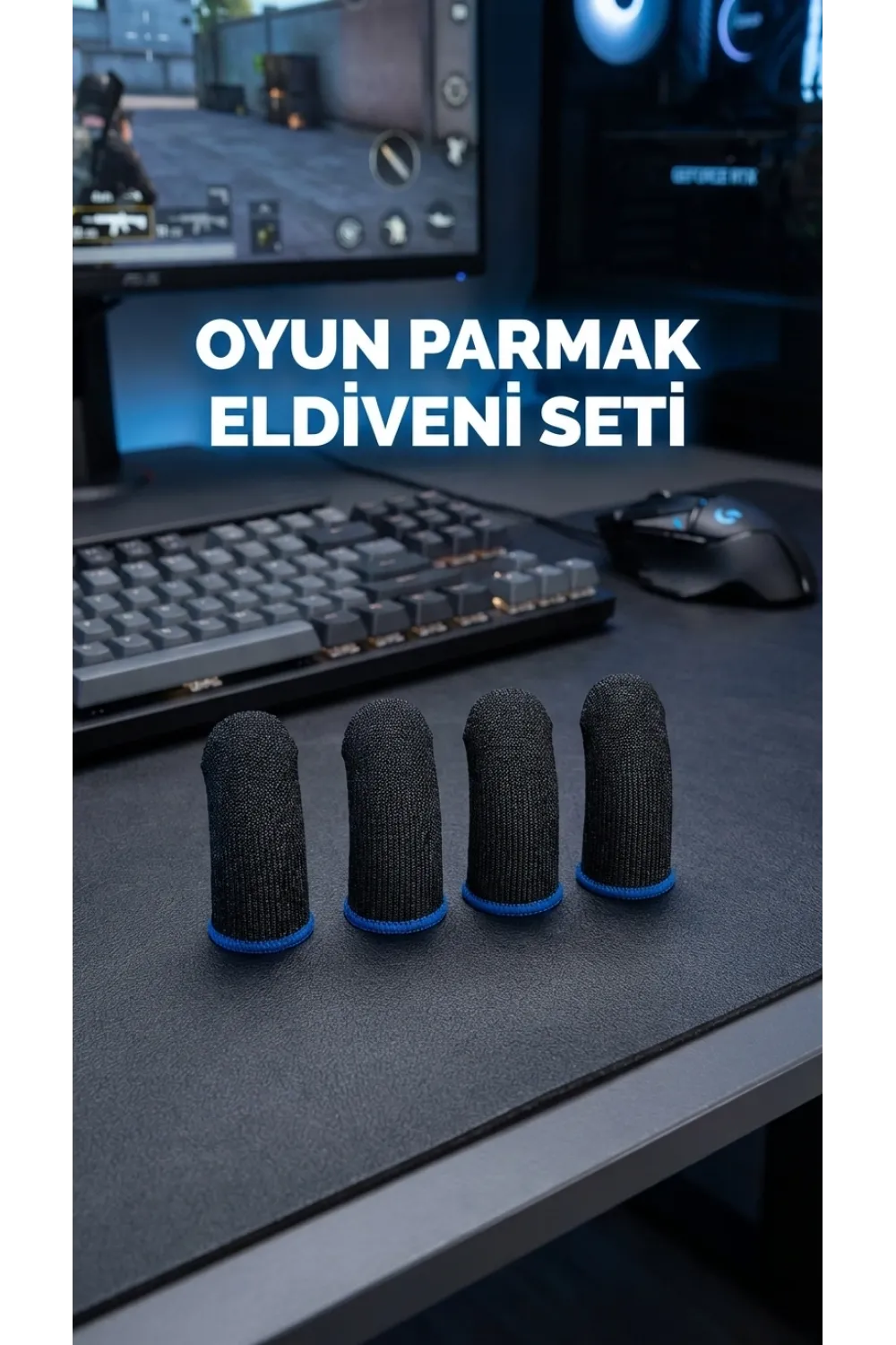 Ayarlanabilir Oyuncu Parmak Eldiveni Hassas Kontrol Ve Konfor Sunar