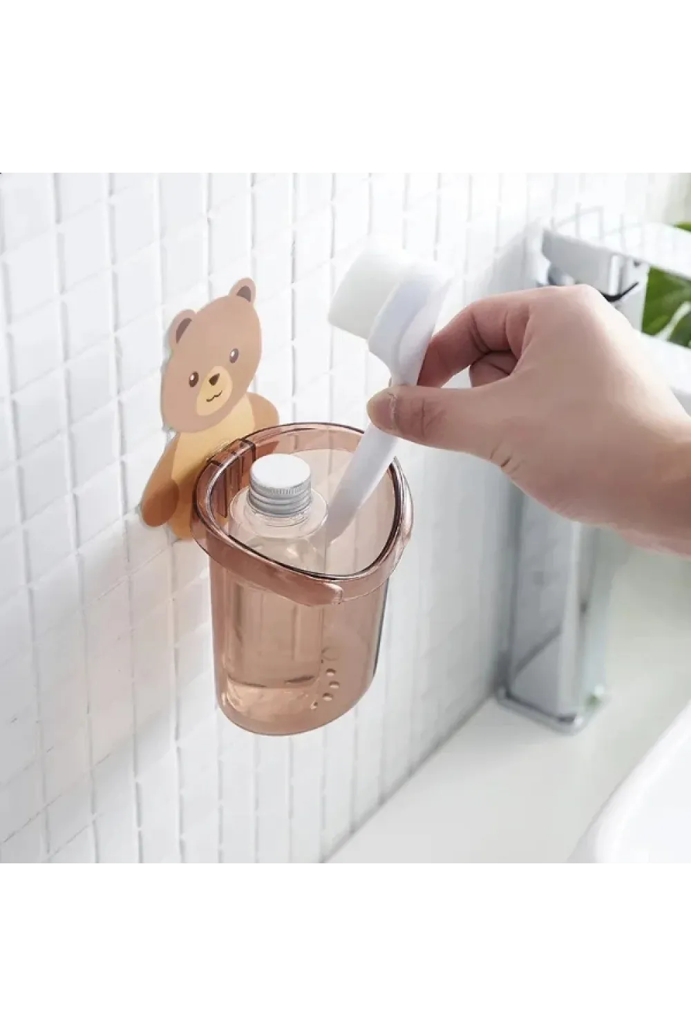 Ayı Figürlü Plastik Organizer