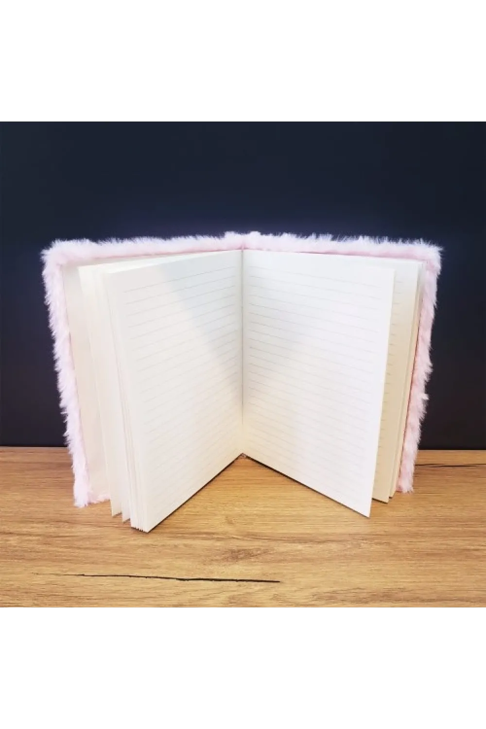 Ayıcık Motifli Peluş Kapaklı Defter