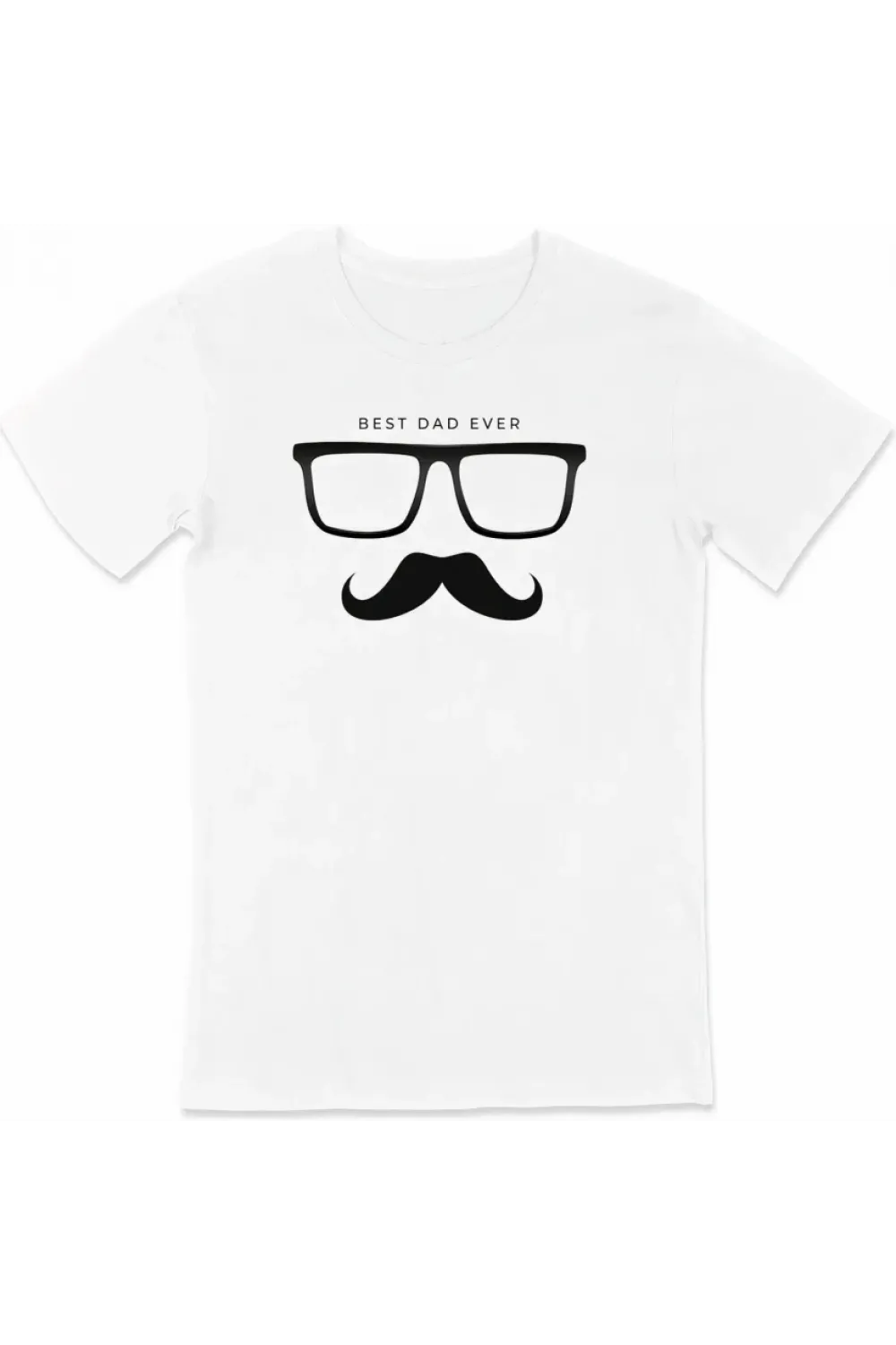 Babalar Günü Hediye Baba Temalı Baskılı Oversize Bisiklet Yaka T-shirt - Beyaz