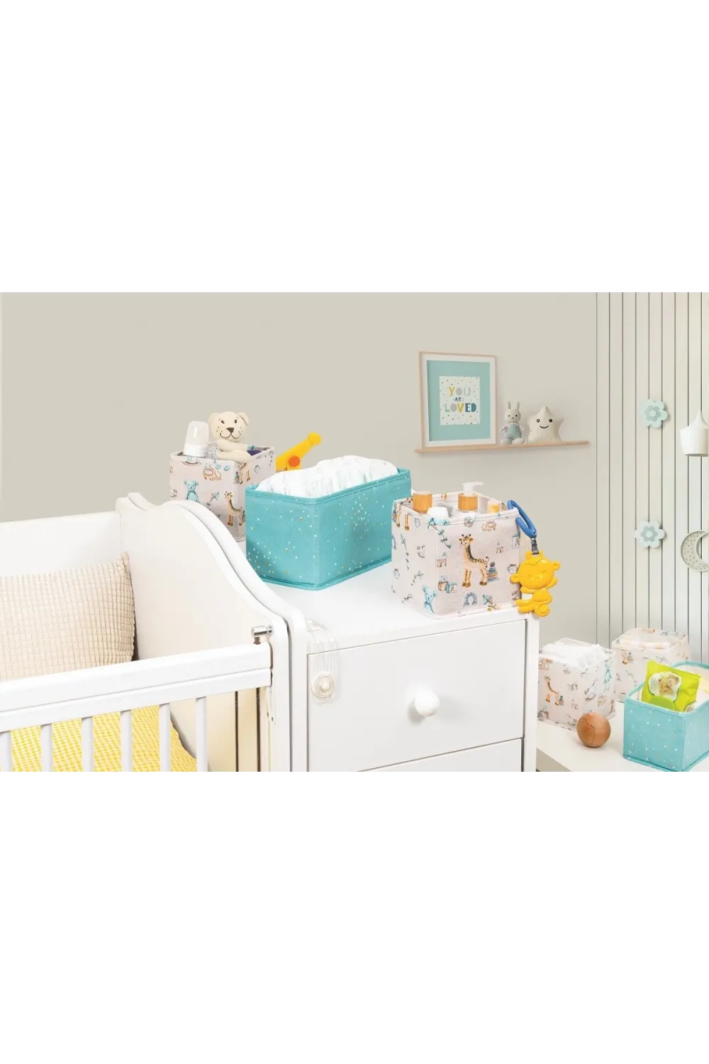 Baby 3lü Kullanışlı Çekmece Düzenleyici Çok Amaçlı Organizer Kutu (yeşil)