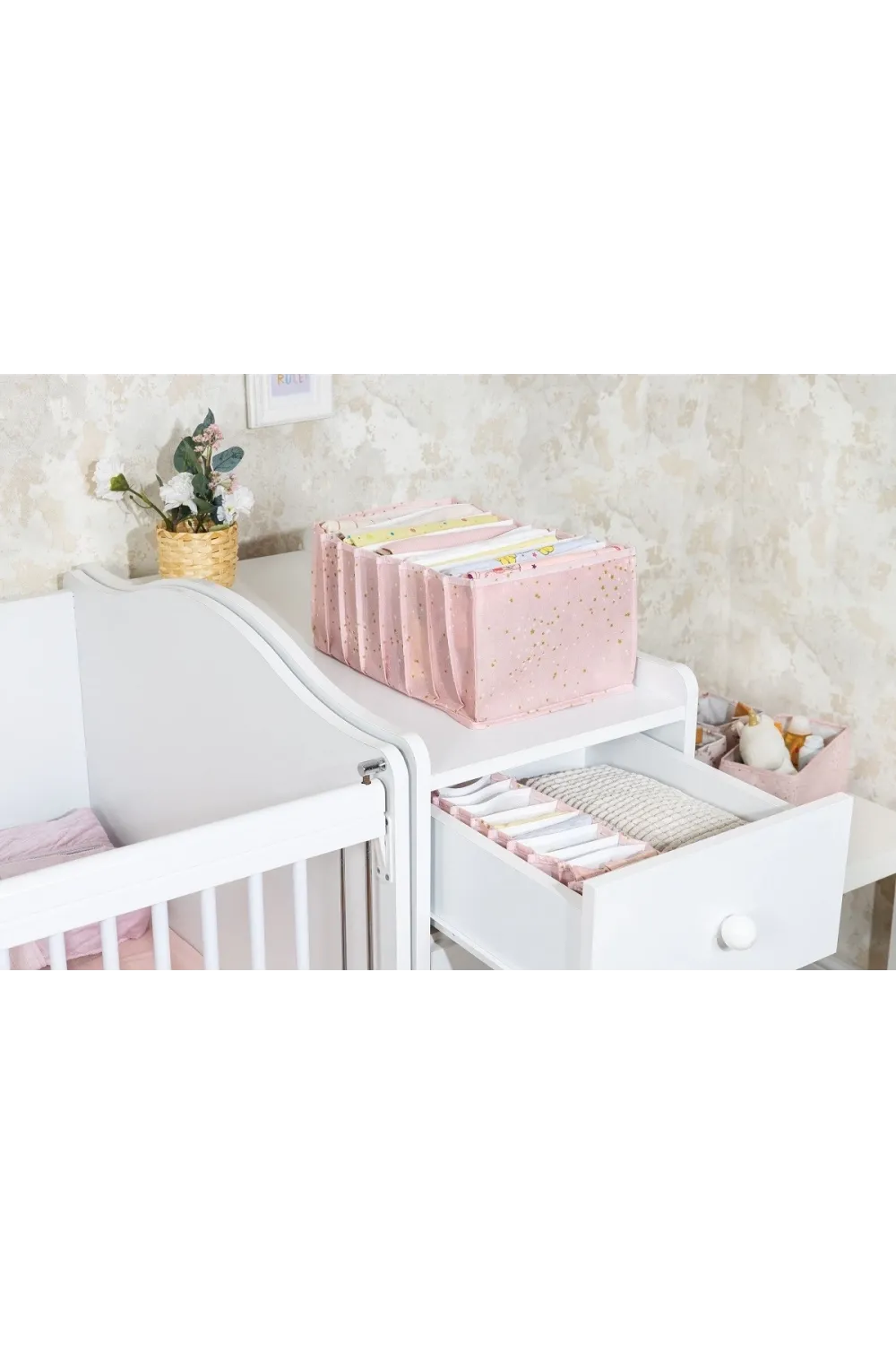 Baby Akordiyon Organizer Çekmece Düzenleyici Large (pembe) 04089