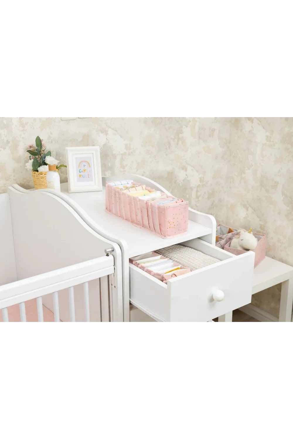 Baby Akordiyon Organizer Çekmece Düzenleyici Small (pembe) 04102