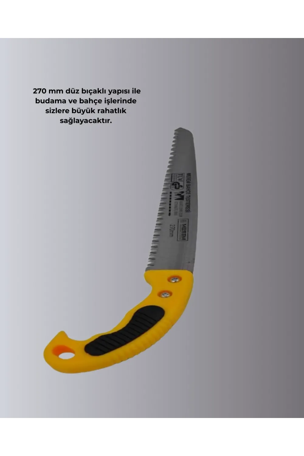 Bahçe Ve Ağaç Budama Testeresi Ergonomik Saplı