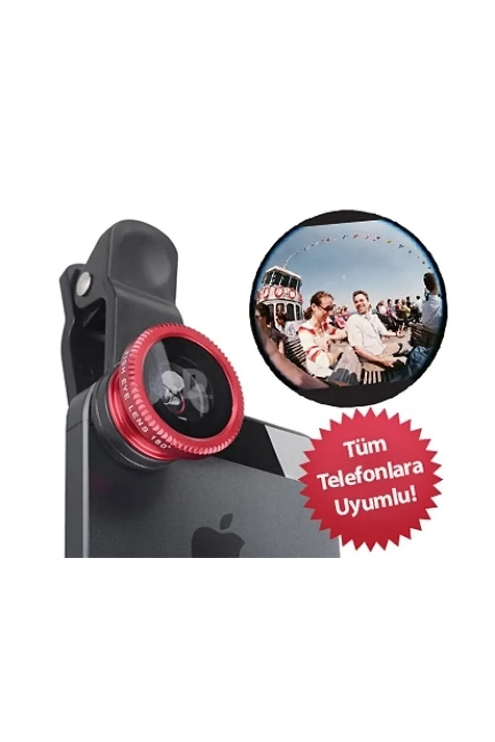 Balık Gözü Cep Telefonu Lensi (tüm Modellere Uyumlu)