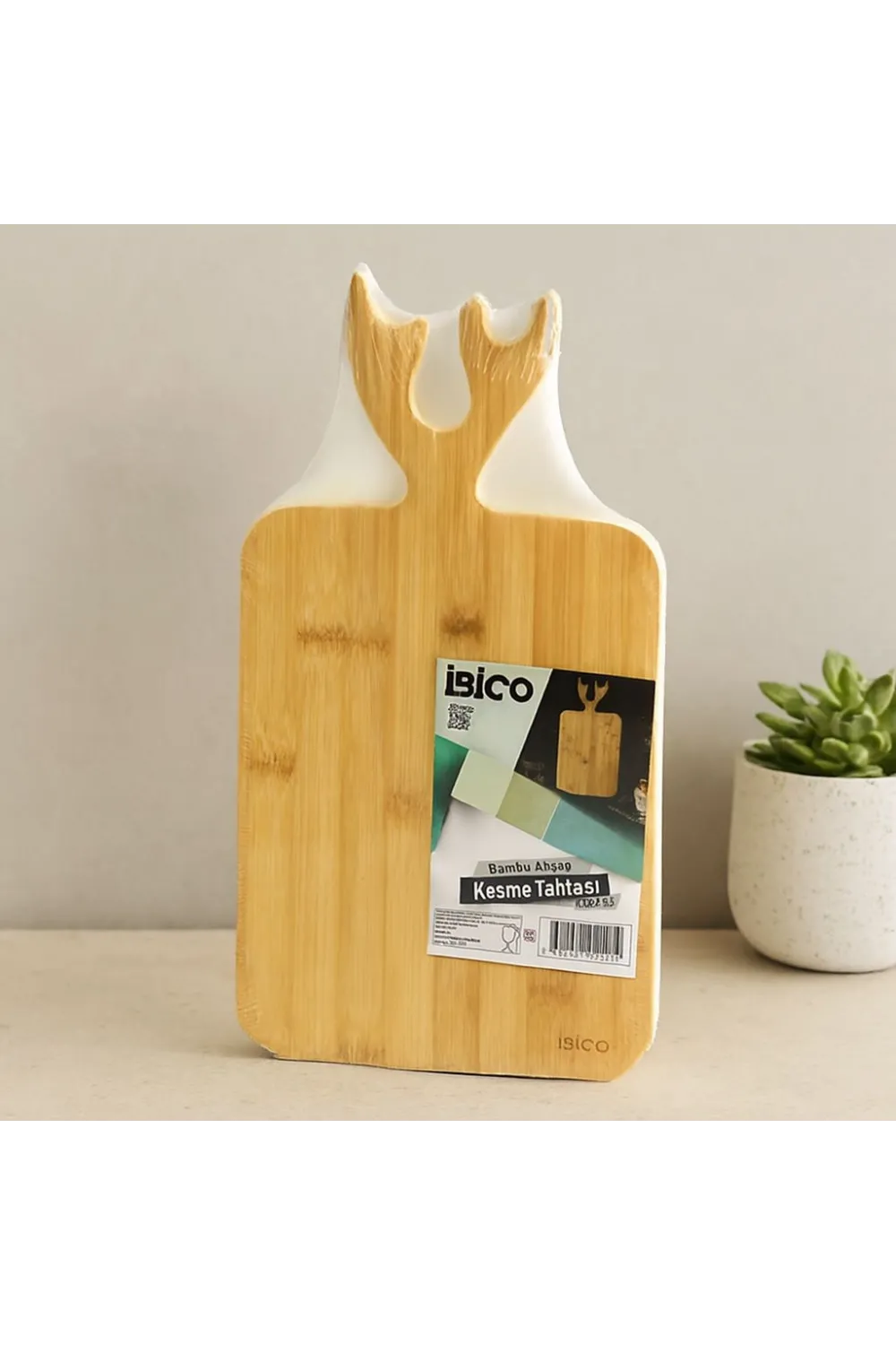 Bambu Kesim Panosu Kulplu 20x38 cm