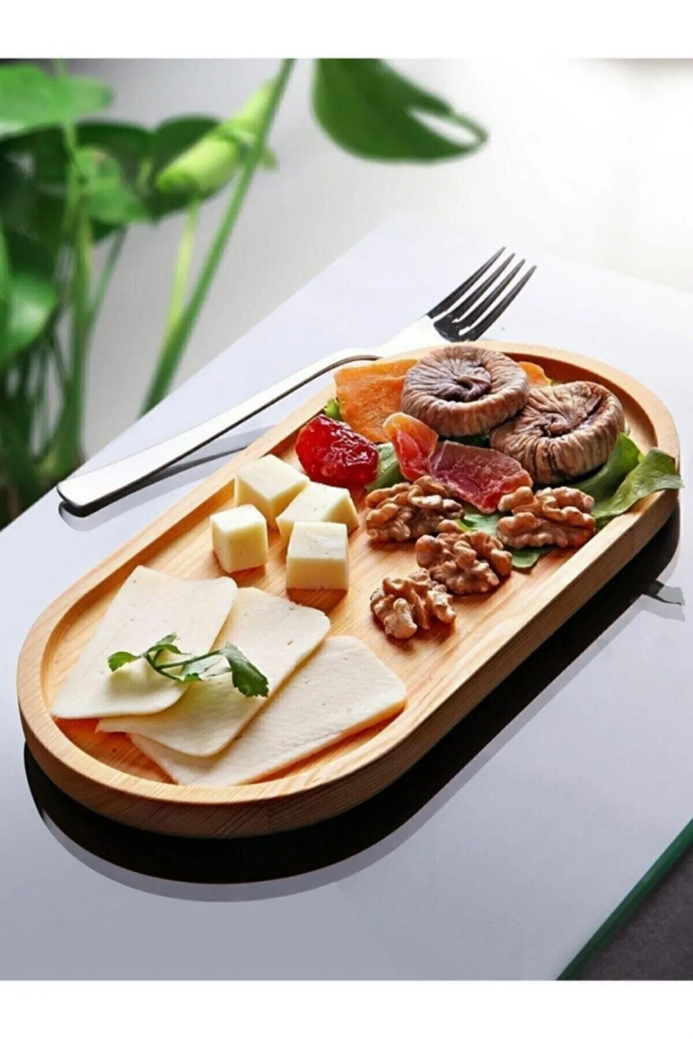 Bambu Sunum Tabağı & Yağdanlık Altı Tabağı 26 CM