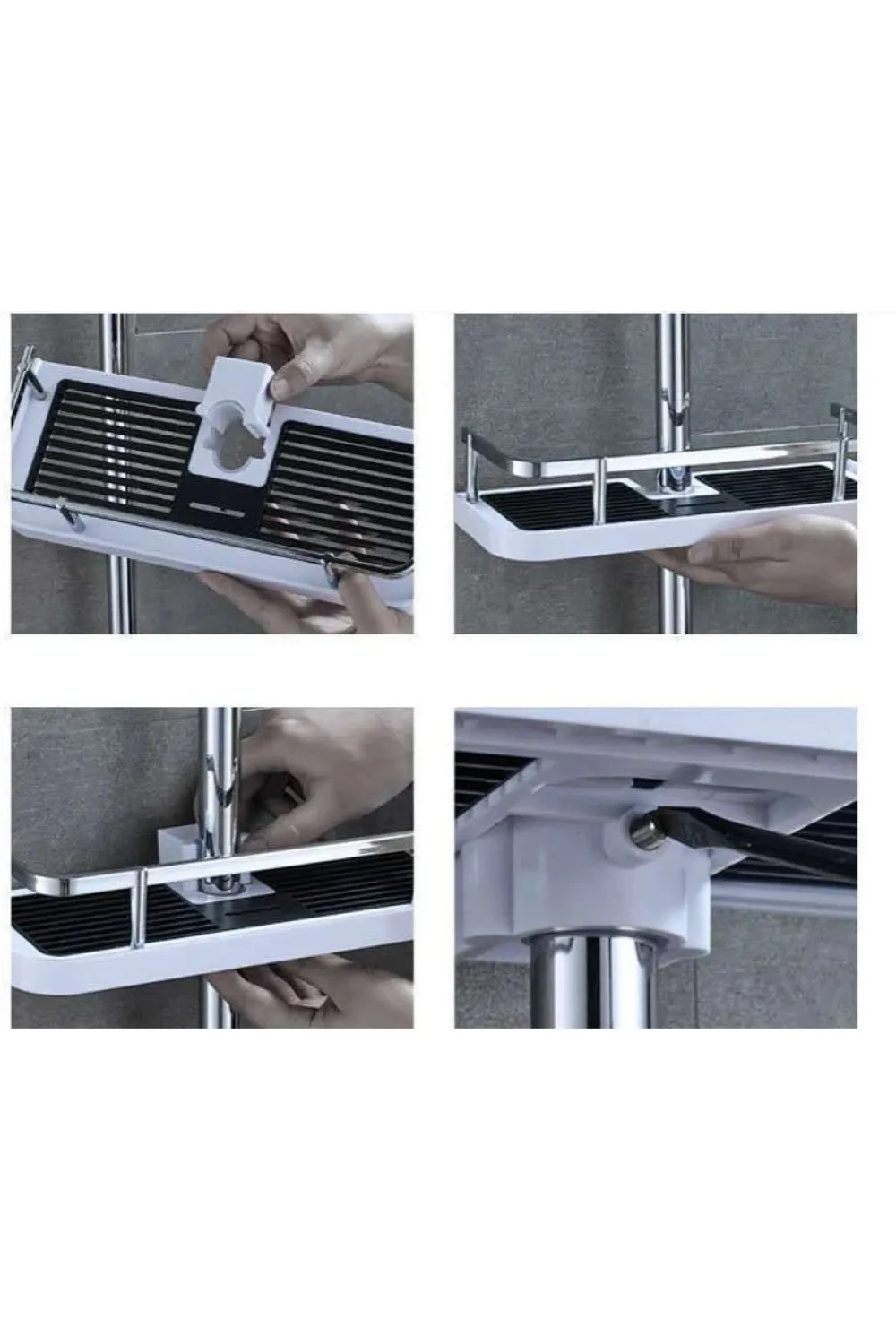 Banyo Duş Rafı Şampuanlık Sabunluk Organizer