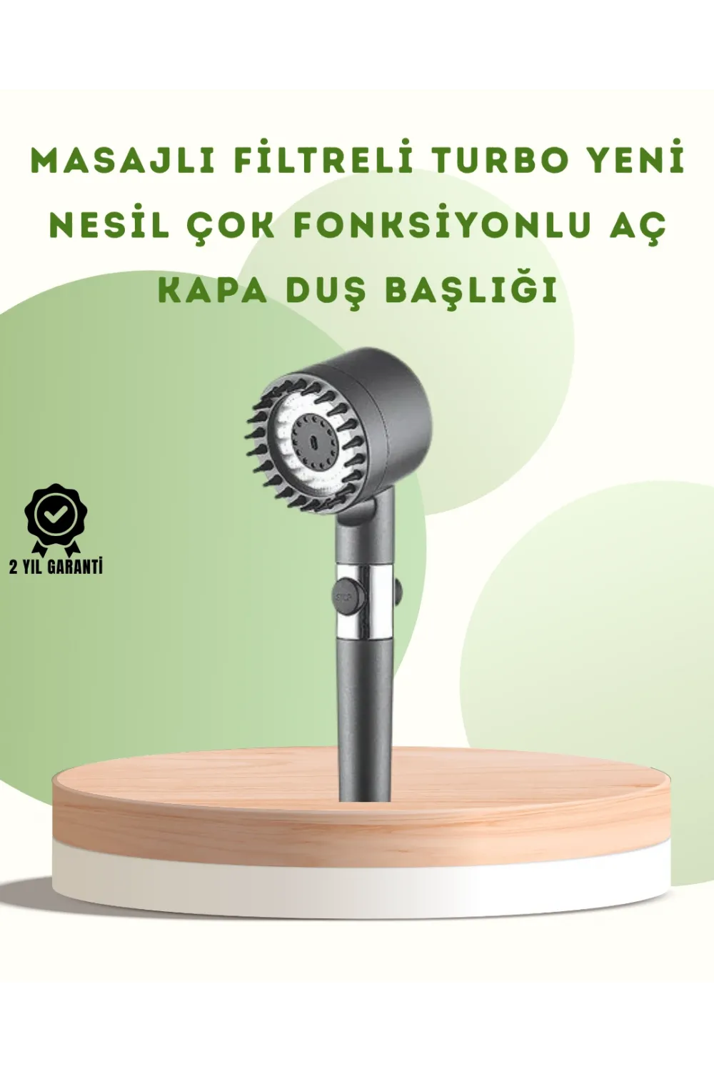 Banyo İçin Filtreli Duş Başlığı Pratik Kullanım