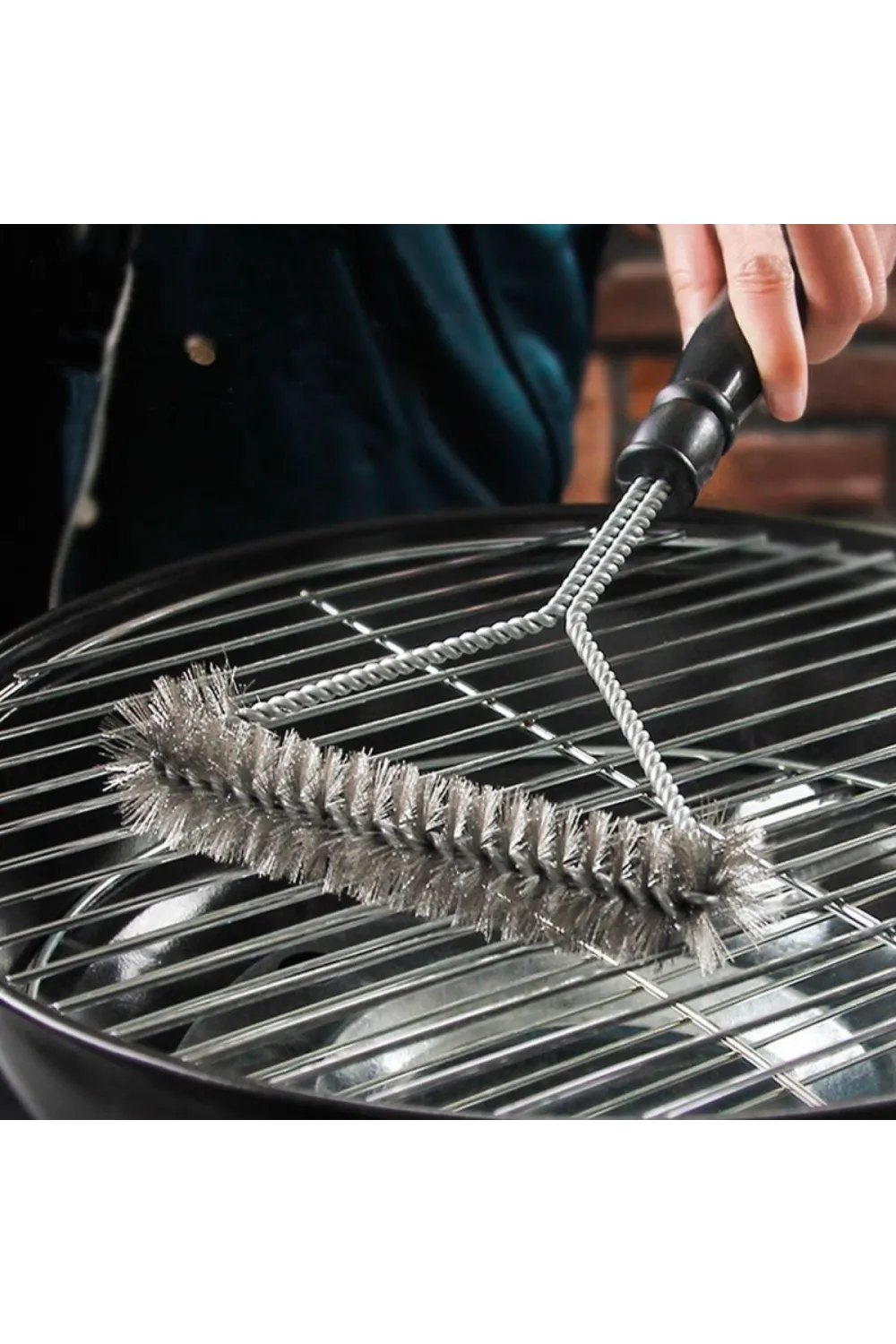 Barbekü Mangal Izgara Teli Temizlik Fırçası