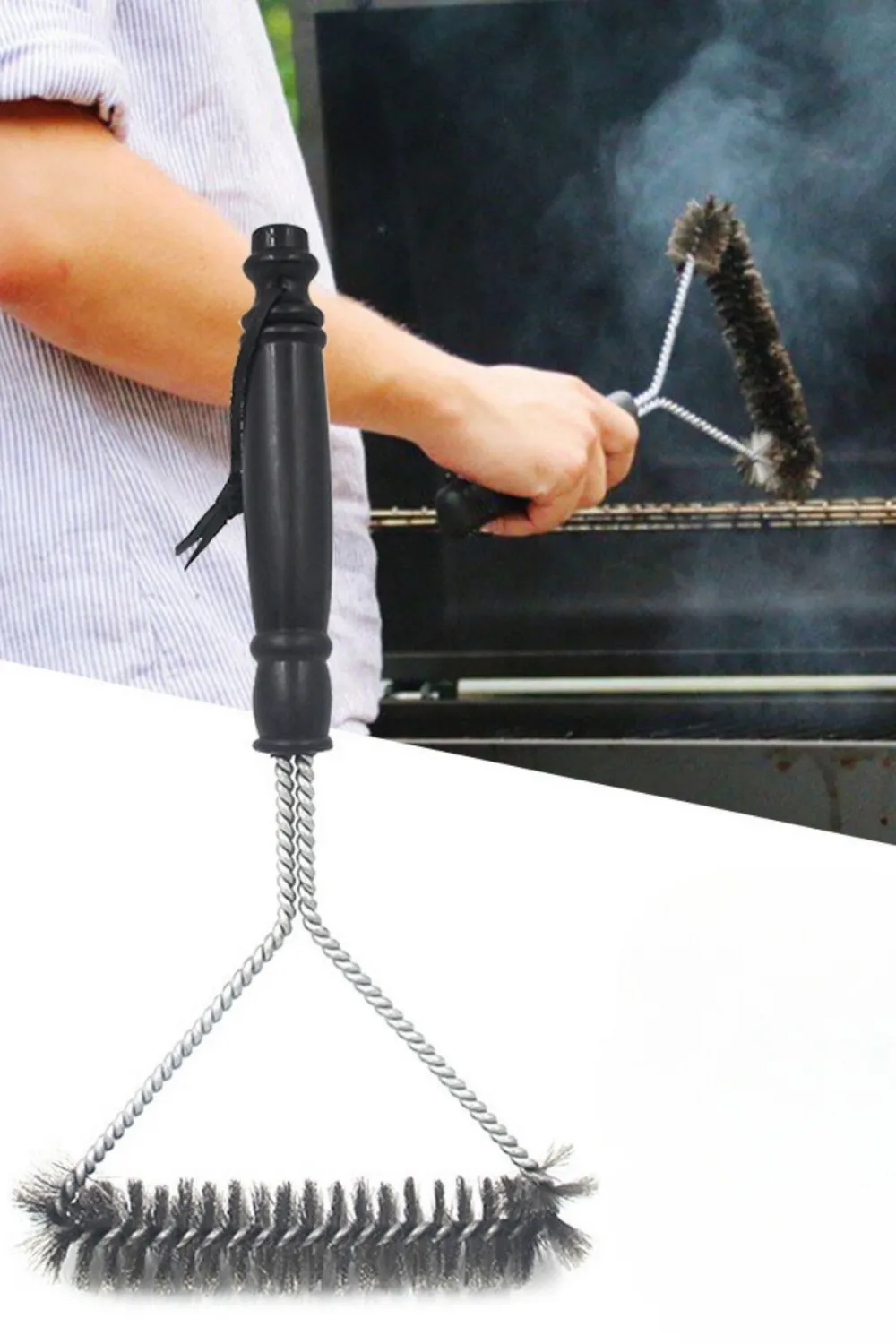 Barbekü Mangal Izgara Teli Temizlik Fırçası