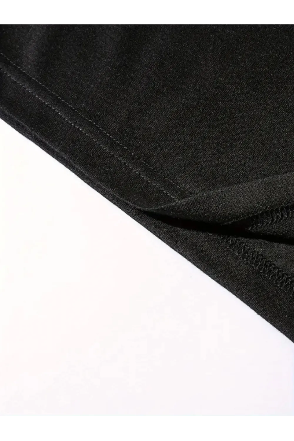 Baskılı Oversize Bisiklet Yaka T-shirt - Siyah