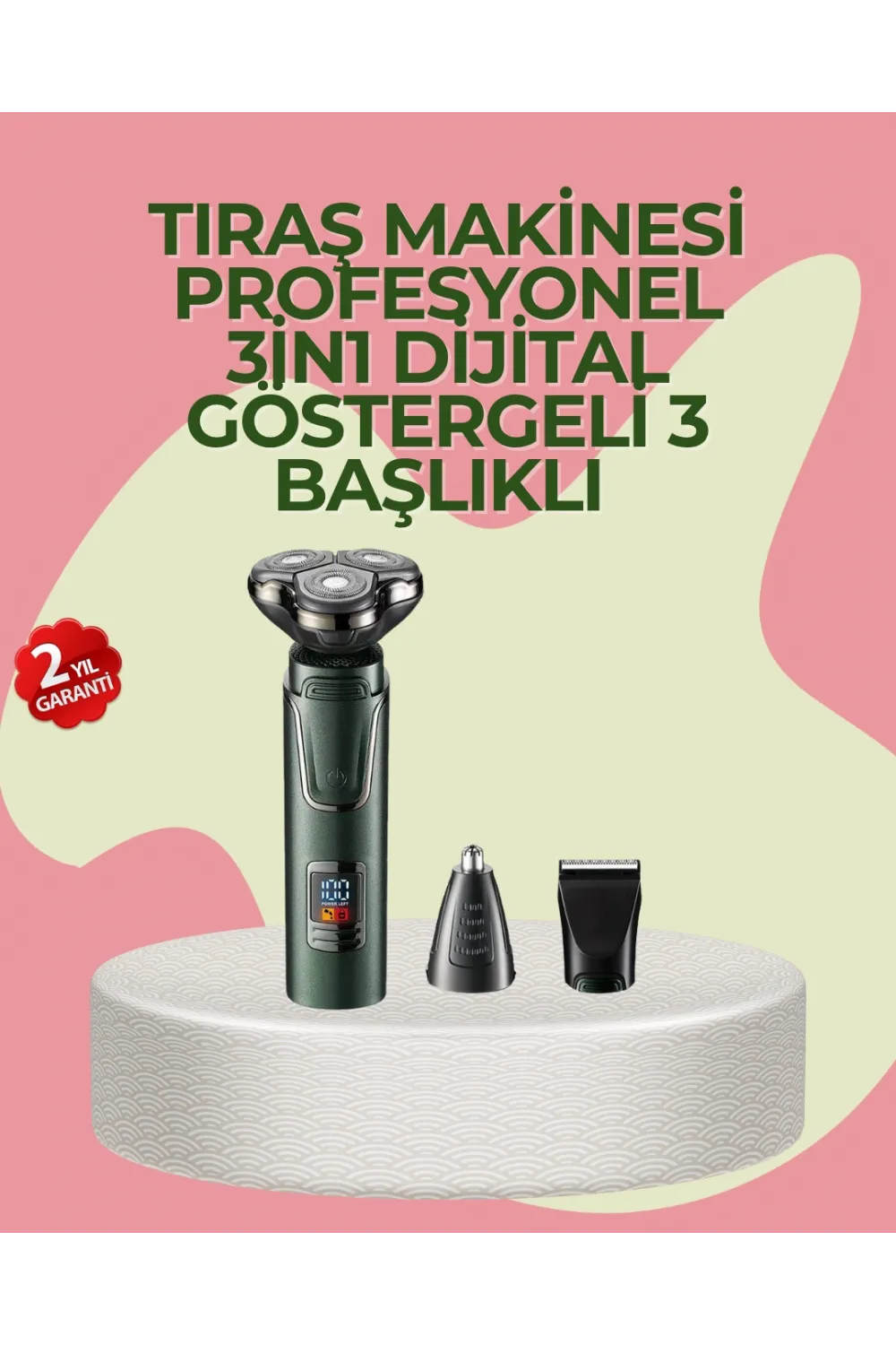 Başlıklı Şarjlı Tıraş Ve Bakım Cihazı